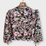 Walter Baker Femme Floral Cropped Blouse Photo 6