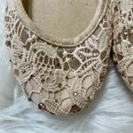 Zigi Soho  Ballet Flats Cream With Rhinestones Size 7 Photo 5