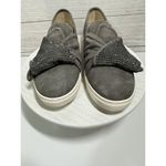 Vince Camuto  Womens Barita Gray Suede Slip on‎ Casual Shoes Size 8.5 Rhinestones Photo 9