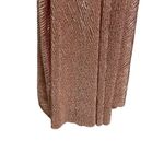 Intermix NWT Sabina Musayev  Topaz Keyhole Shimmer Blush Pink Rose‎ Gold Dress XS Photo 5