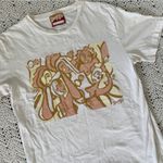 Dazey LA Colorful Face Short Sleeve T-Shirt White (Small) Photo 4