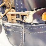 Von Dutch  Navy Blue Rounded Bowling Bag Travel Duffle Vintage Photo 6