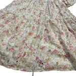 Cottage Core Floral lace long sleeve Pink Size L Photo 2