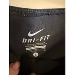 Nike  Dri Fit Womens Black Capris Athletic Workout Leggings Size L Photo 2