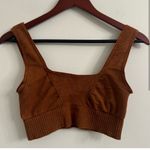 Free People Movement  Good Karma Square-Neck Bra toasted coconut Size M/L in Photo 1