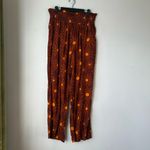 Beach Riot  x Anthropologie Brown Sun Print Cover-Up Pants M Photo 3