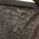 Nike  Dri-Fit Womens Racerback Tank Top Burnout Thin Knit Heathered Black Size XS Photo 2