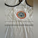 Rip Curl Women’s Sleeveless Pocket Ringer White Black Tank Top Size Medium Photo 1