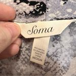 Soma  Snake Print Faux Wrap Dress size Medium Photo 3