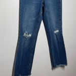 OAT New York Jeans Women Size 25 Skinny Blue Denim Raw Hem Casual Cotton Photo 2