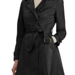 Ralph Lauren Lauren  Medium Petite Trench Coat Collared Double Breasted Photo 1