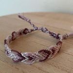 Handmade 10/$25 Lavender Silk Woven Bracelet Photo 0