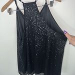 Sparkle‎ Black Lined Racerback Back Adjustable Strap Tank Size XL Photo 4