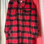 Vine & Valley Red and Black Plaid Jacket Size 3X Photo 0
