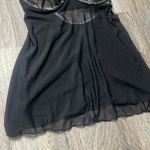 Jessica Simpson Black Lace Sheer Babydoll Lingerie Photo 7