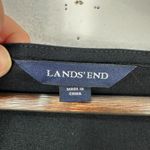 Lands' End  Dress 20W Black‎ V Neck A Line Midi Plus Fit Flare Workwear Minimalist Photo 2
