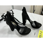 Dream Paris Womans Dream Pairs Platform Sandals Size 8 Black Open Toe Lace Up Heel Photo 1