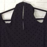 Francesca’s black peek a‎ boo shoulder shift dress Size L Photo 5