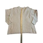 Lululemon Women Merino Wool-Blend Ribbed Crewneck Sweater Size 8 White Opal R1-2 Photo 3