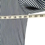 Baukjen Shirt Dress 6 Blue White Stripe Button Tie Belt Modern Nautical Preppy Photo 8