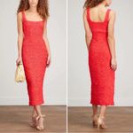 Mara Hoffman  Sloan Popcorn Midi Dress Red Sz XXS Photo 7