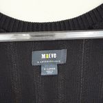 Anthropologie Maeve by Black Ribbed Sweater Vest Photo 3