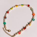 Y2K Pearl & Fruit Trendy Choker Necklace Photo 0
