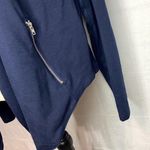 Annabelle Cardigan Women's Size 2XL Zip Pocket Navy Stretch Photo 2