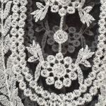 Textured Lace Knit Top Crochet Overlay Large Style Apparel Black Photo 4