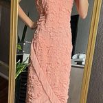 [Pegah Fashions] Vintage Coral Fringe Flapper Girl Midi Dress Photo 11