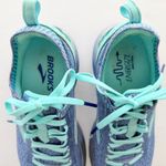 Brooks  Levitate 2 Periwinkle Blue Teal Size 8 Knit Run Gym Walk Comfort Worn 1X Photo 3