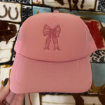 Boutique Pink Bow Hat Photo 0