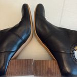 Lucky Brand  booties 3” block heel braided around top/sides open ankles size 7 Photo 3