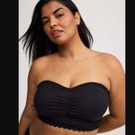 Torrid Lightly Lined 4-Way Stretch Lace Bandeau Details Black Bra NWT NEW Size 1 Photo 1