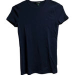 Ralph Lauren Lauren  Cotton Crew Neck Slim Fitting T-Shirt Navy Blue Medium Photo 0