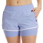 Spyder Coral Run Short with Inner Biker & Zip Pockets Peach Size XL NEW Photo 0