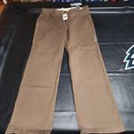 Chico's NWT Womens Chocolate Brown Tonal Stripe Korinne MT Pants 3 XL 16 New Photo 0