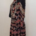 Free People Revolve Moonlight Drive Dress S  Black Smock Long Sleeve Tassel Boho Photo 8