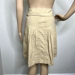 Ann Taylor Loft Beige Pleated High Waist A Line Skirt Photo 1
