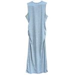 Athleta EUC  Microstripe Henley Maxi Dress Size 1X Photo 2