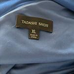 Tadashi Shoji Asymmetrically Pleated Formal Gown, Mystic Blue, Size XL EXCELLENT Photo 9