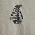 Talbots #5 • SEQUINS SAILBOAT & ANCHOR • NAUTICAL TEE • NWT Photo 2