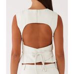 Peppermayo NWT  Cyra Wrap Top in Ivory US Sz. 6 Photo 1