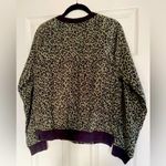 BeachLunchLounge Dasha Leopard Print Bomber Jacket NWT Photo 5