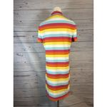 Tommy Hilfiger  Medium Polo Dress Multicolor Stripe Short Sleeve Casual Preppy Photo 3