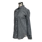 J.Crew  Classic-Fit Boy Shirt in Crinkle Gingham Black White Check 00 Preppy Photo 2