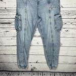 Aeropostale Size XL Blue 6 Pocket Baggy Jogger Denim Jeans Photo 2