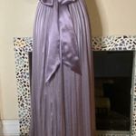 BCBGMAXAZRIA Pure Silk Alicia Bridesmaid Wisteria Purple Evening Gown Dress 0 2 Photo 3