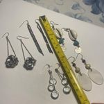 Lot Of 5 Costume Earrings Pierced Dangle Drop Photo 7