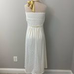 COOGI Signature Metallic all over logo Womens halter Maxi dress size xlarge Photo 2